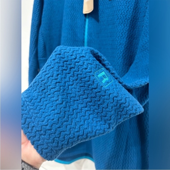 Patagonia Women's Large R1 Air 1/2-Zip Pullover Lagom Blue Jacket NWT Half Zip - Picture 6 of 12